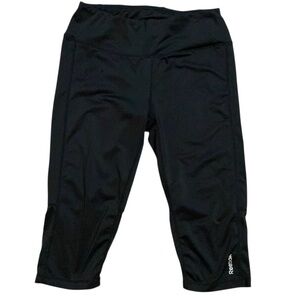 Reebok Athletic Cropped Leggings Black Medium